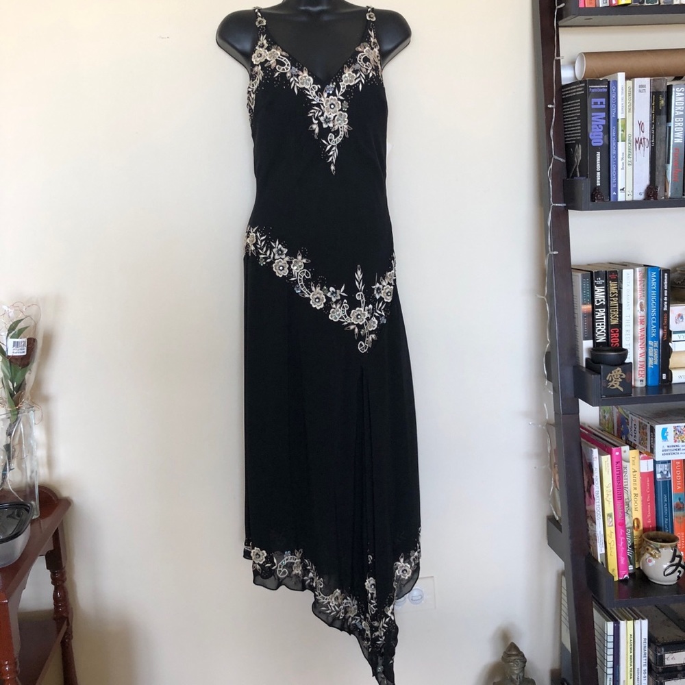 🌺 Chicas Asymmetrical Floral Formal Dress